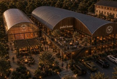 CGI of how Nottingham Padel House could look